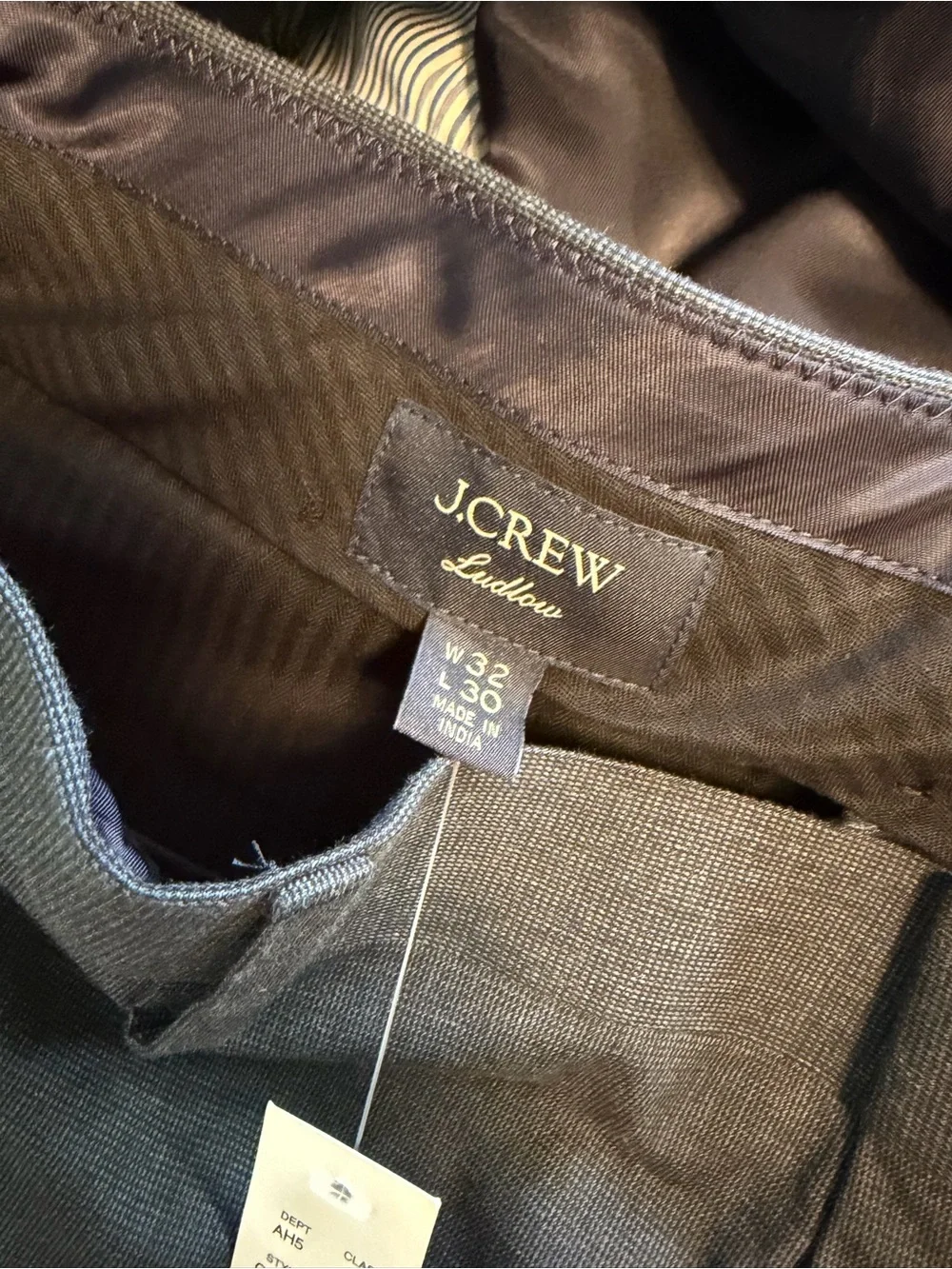 J. Crew Ludlow slim fit suit in Italian cotton blend 38R 32x30 pants NWT